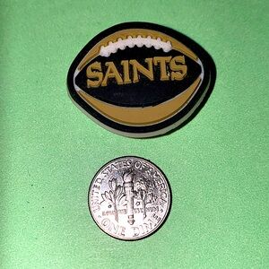 (10 for $15) New Orleans Saints Football 🏈 NFL Crocs Shoe Charms